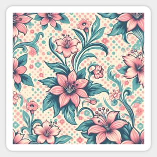 Pink Flowers Sticker